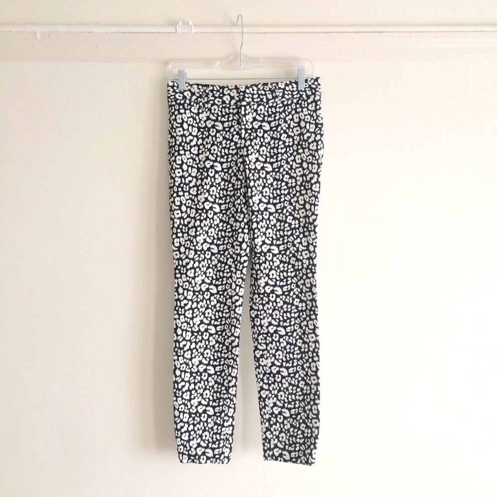 Banana Republic Leopard Sloan Ankle Pant, 0